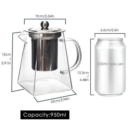Glass Teapot Set